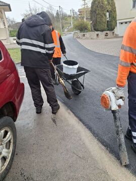 Prenova vaške ulice v Harijah